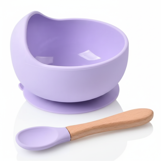 MiloFood - Kom met zuignap - Paars