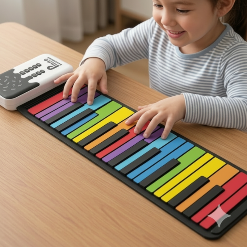 Melodino opvouwbaar keyboard onderweg - Milo & Moon