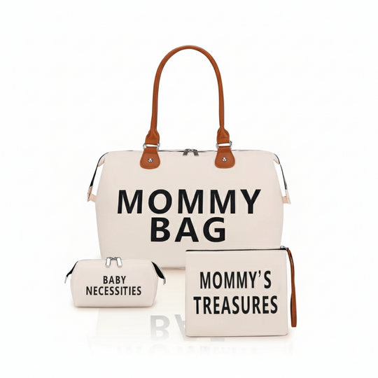 CarryAll™ – 3-Delige Mama Tas Set – Stijlvolle Complete Luiertas Oplossing