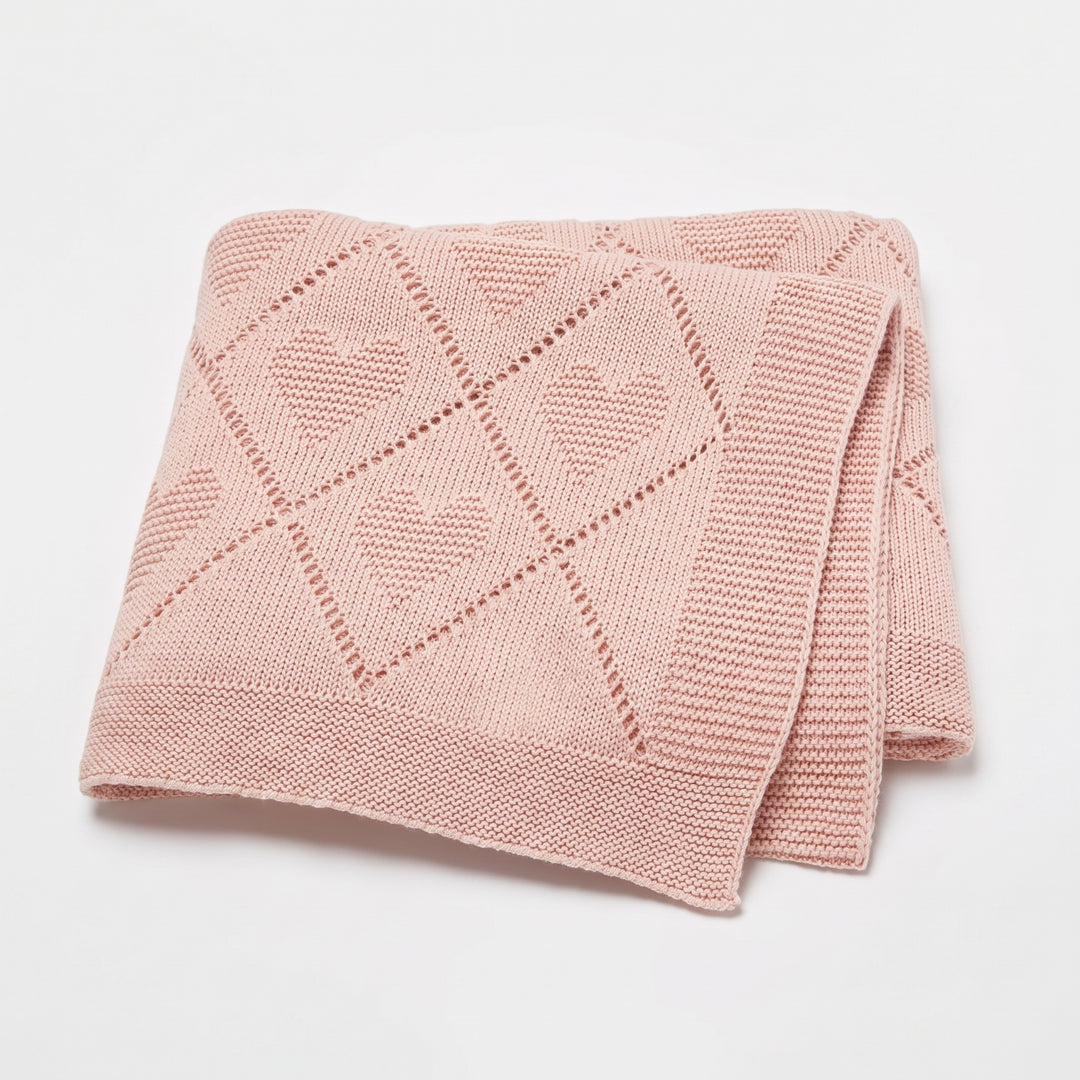 CozyCotton – Soft Cotton Knitted Baby Blanket, Cosy Comfort for Babies
