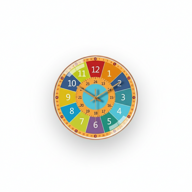 TimeBuddy Kids' Wall Clock – Learn to Tell the Time