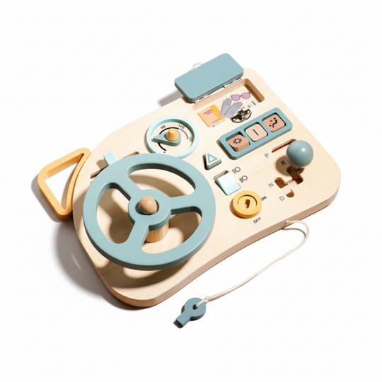 LittleDriver™ - Montessori - stuurwiel houten speelgoed