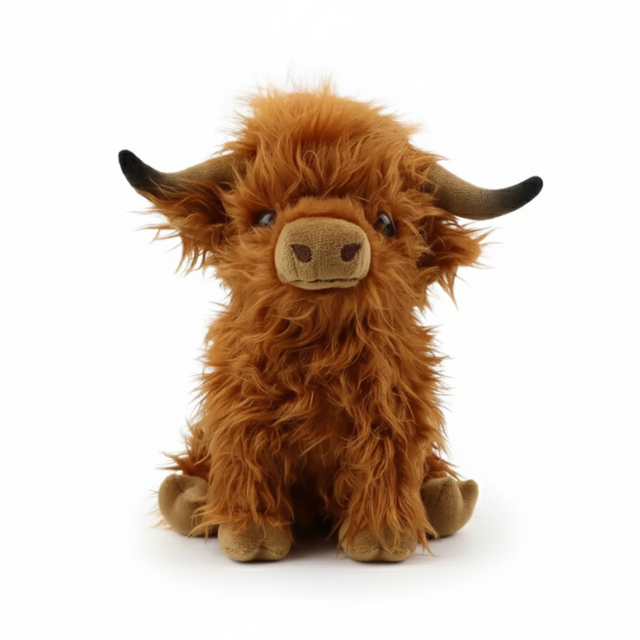 CuddleCow – Luxe Plush Highland Cow Soft Toy for Kids
