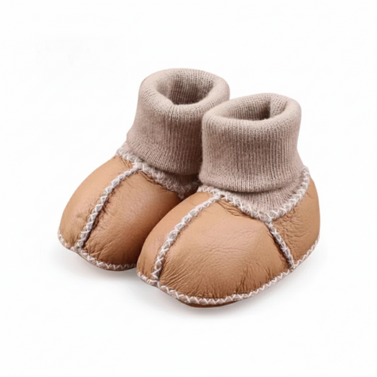 CozyFeet™ – Warme & Antislip Baby Sloffen voor Winterdagen