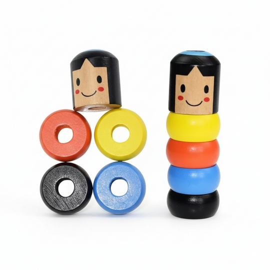 MagicStand™ – Onbreekbare Houten Magische Pop voor Kinderen
