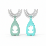 MiloBrush™ – U-vormige Kindertandenborstel 2-pack – 360° Siliconen 2–6 Jaar