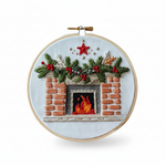 FestiveStitch™ – DIY Kerstborduurset voor Beginners met Winterse Sneeuwscènes