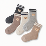 BearCrew™ – 5-Pack Jongens Sokken – Dikke Winter Crew Sokken
