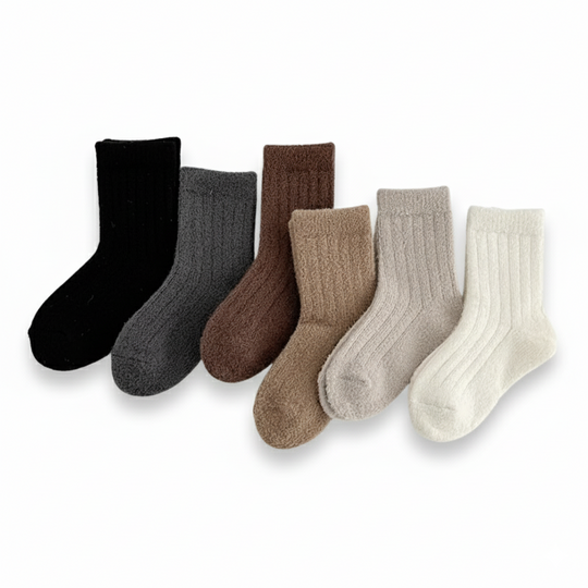 FleeceCozy™ – 3-Pack Kinder Fleece Sokken – Warme Dikke Sokken