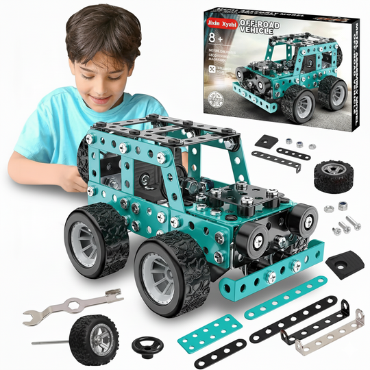 BuildRider™ – Robuust & Educatief – Constructievoertuig Set