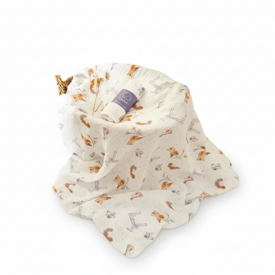 CozyBuddy™ – Zacht Deken & Knuffel in Eén – Troostende Baby Metgezel