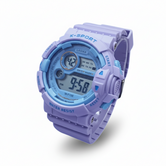 AquaGlow™ – Waterdicht Digitaal Sporthorloge voor Meisjes – IPX7 Zwemhorloge