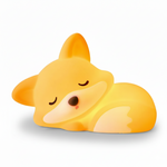 FoxGlow™ – Schattig Squishy Vos LED Nachtlampje – USB Oplaadbaar