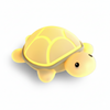 TurtleGlow – Schattig Squishy Silicone LED Nachtlampje – USB Oplaadbaar