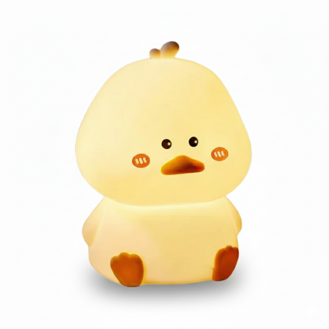 DuckGlow – Cute LED Squishy Night Light – USB Rechargeable