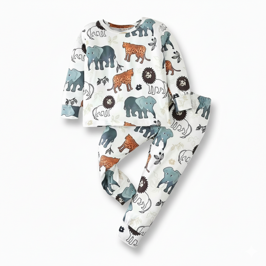 WildSafari™ – Jongens Dierenthema Pyjama Set