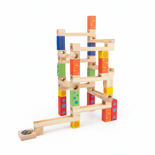 MarbleMagic™ – Houten Knikkerbaan voor Kinderen