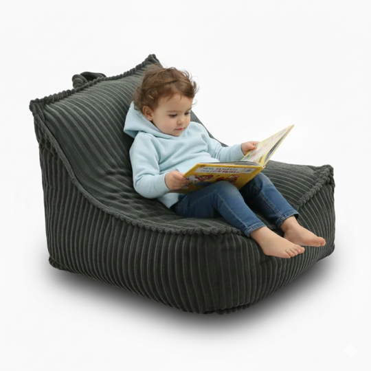 CozyLounger™ Kinder Leesbank – Zachte Pluche Loungestoel