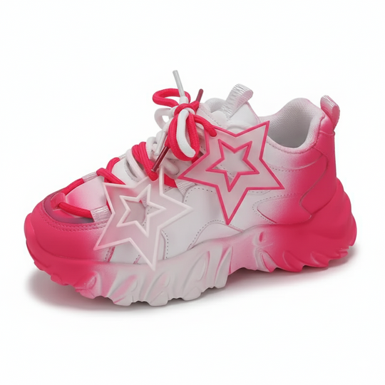 StarRun™ – Chunky Sneakers met Ster Decor voor Kinderen