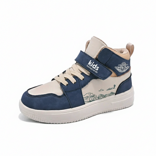 StepActive™ – Comfortabel & Antislip Leren Sneakers voor Kinderen