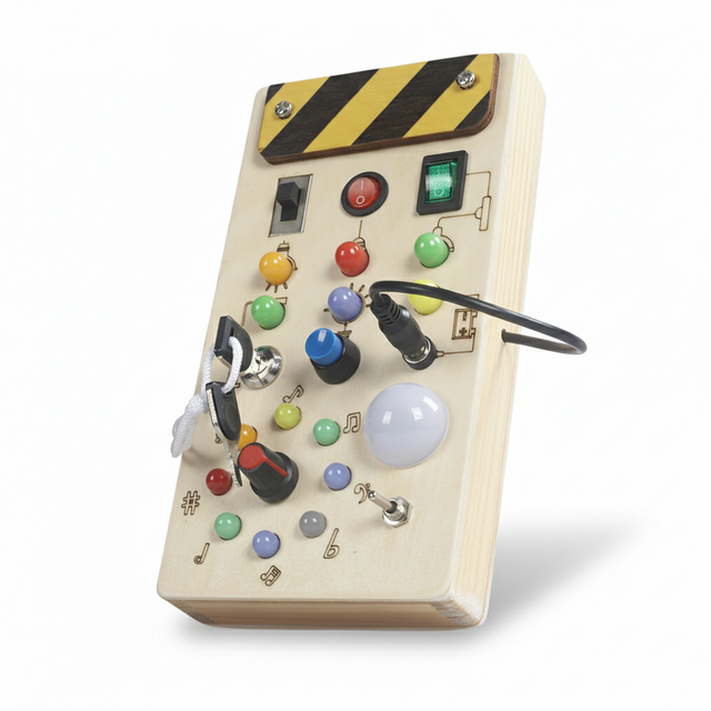 MiloWood | Toddler Busy Board