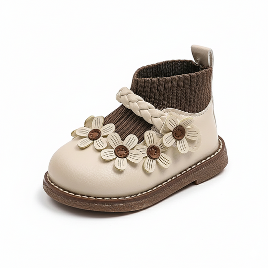 BloomSteps™ – Comfortabele Meisjes Schoentjes met Bloemenprint