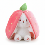 StrawberryBunny™ – Aardbei & Wortel Veranderbare Plysch Kanin