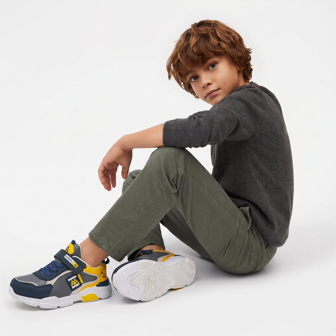 UrbanRun – Leren Sneakers voor Jongens