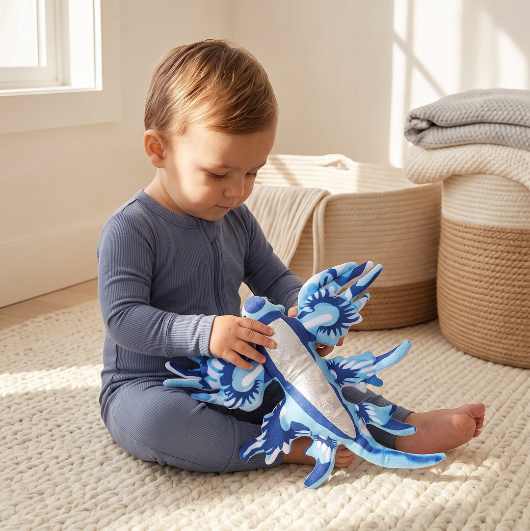 <font dir="auto" style="vertical-align: inherit;"><font dir="auto" style="vertical-align: inherit;">Nouveau produit transfrontalier : Peluche Blue Dragon Nudibranch - Peluche/poupée Dragon Bleu</font></font>