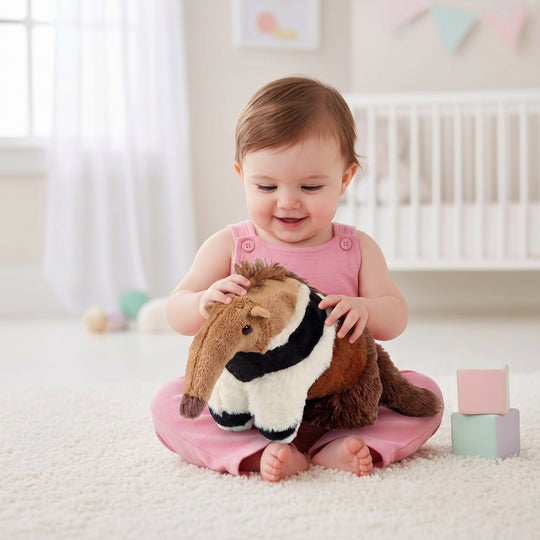 <font dir="auto" style="vertical-align: inherit;"><font dir="auto" style="vertical-align=" inherit>Peluche de fourmilier, jouet en peluche d'animal simulé, poupée d'animal, cadeau mignon</font></font>