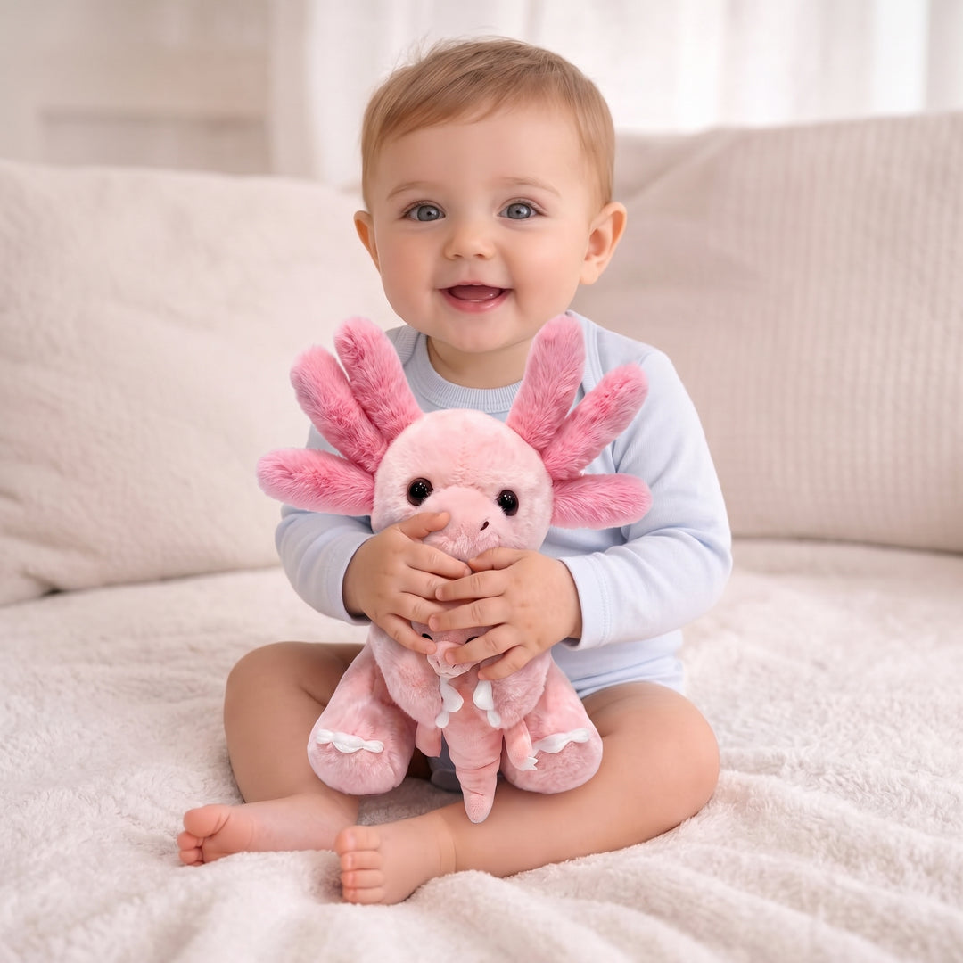 AxolotlFamily – Axolotl Knuffel met Baby
