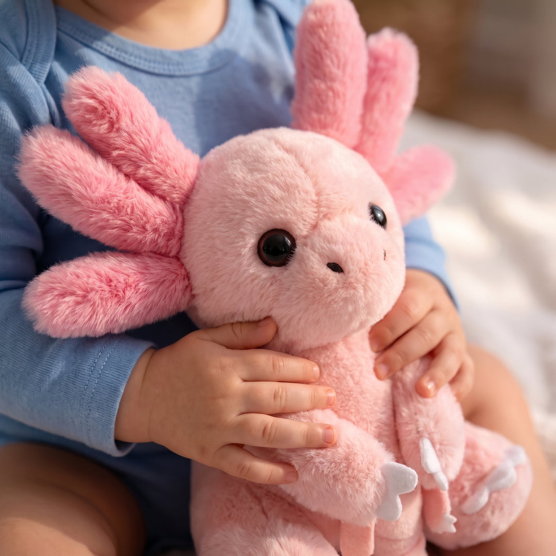 AxolotlFamily – Axolotl Knuffel met Baby