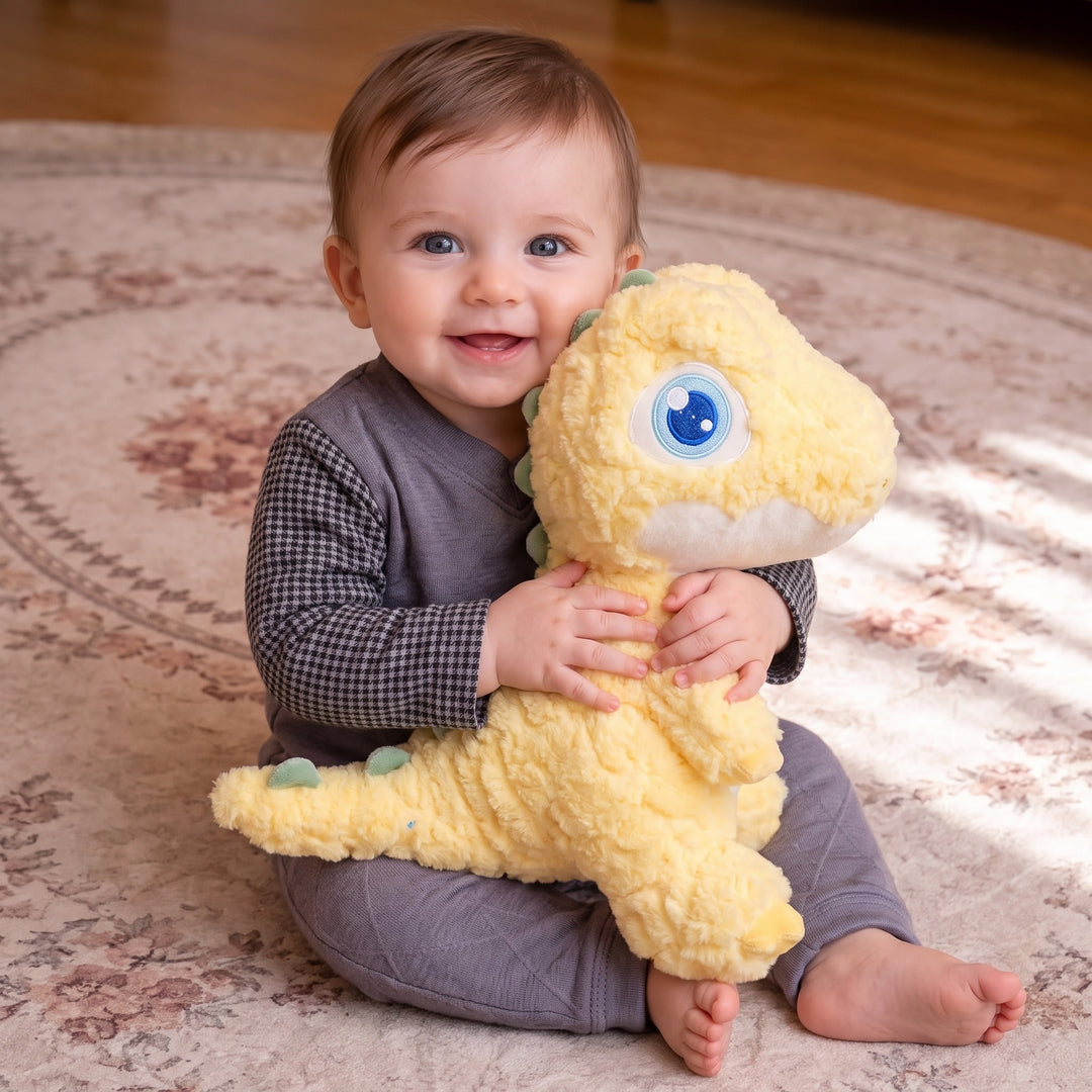 <font dir="auto" style="vertical-align: inherit;"><font dir="auto" style="vertical-align: inherit;">Peluche dinosaure à gros yeux, animaux en peluche jaunes et verts, autre chinois</font></font>