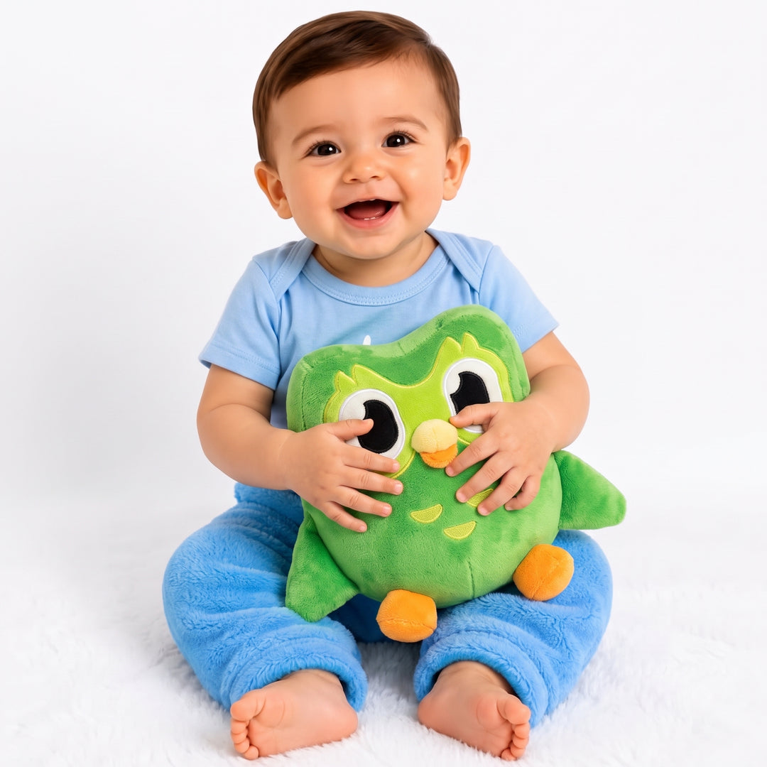 <font dir="auto" style="vertical-align: inherit;"><font dir="auto" style="vertical-align: inherit;">Nouveau produit transfrontalier : Duo, la peluche de Duo le hibou, cadeau peluche hibou vert</font></font>