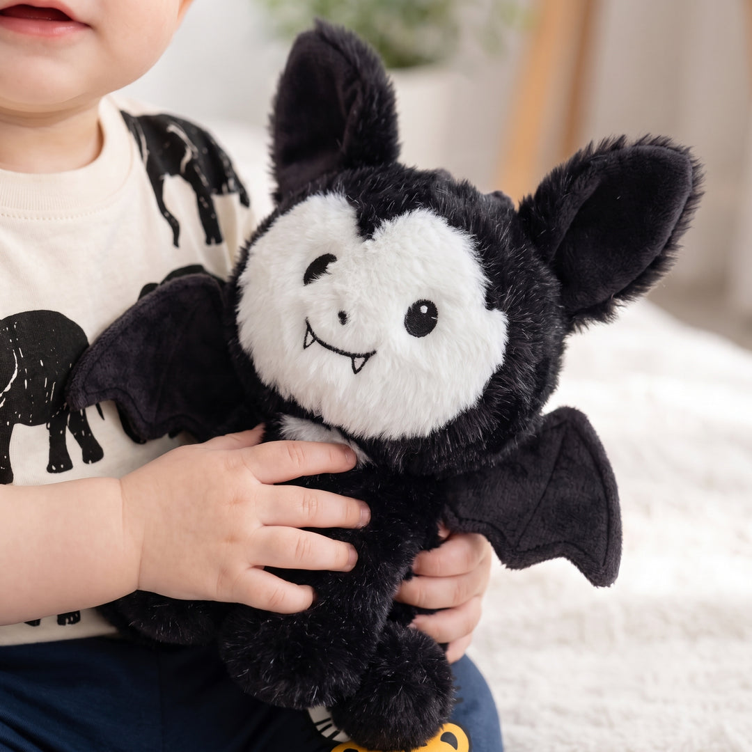 NightDragon – Zwart-Witte Drakenknuffel