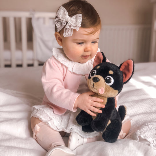 <font dir="auto" style="vertical-align: inherit;"><font dir="auto" style="vertical-align: inherit;">Poupée en peluche créative Chihuahua drôle et méchante, figurine de chiot pour bureau, cadeau d'anniversaire pour enfants</font></font>