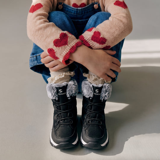 <font dir="auto" style="vertical-align: inherit;"><font dir="auto" style="vertical-align: inherit;">Doublure en peluche extra longue, garde les petits pieds au chaud</font></font>