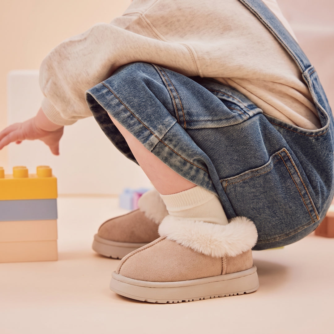 <font dir="auto" style="vertical-align: inherit;"><font dir="auto" style="vertical-align: inherit;">Z 48149 Bottes de neige unisexe doublées en polaire pour garçons et filles</font></font>