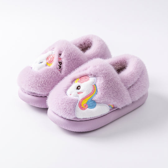 CozyDino – Gevoerde Kinderhuisschoenen