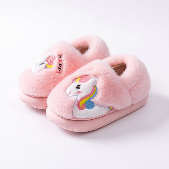 CozyDino – Gevoerde Kinderhuisschoenen