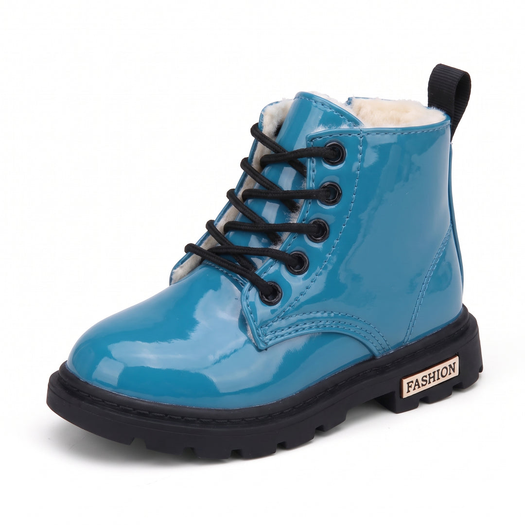 <font dir="auto" style="vertical-align: inherit;"><font dir="auto" style="vertical-align: inherit;">Bottes en coton nouveau style coréen 2019, chaussures d'hiver pour enfants, bébés et garçons</font></font>