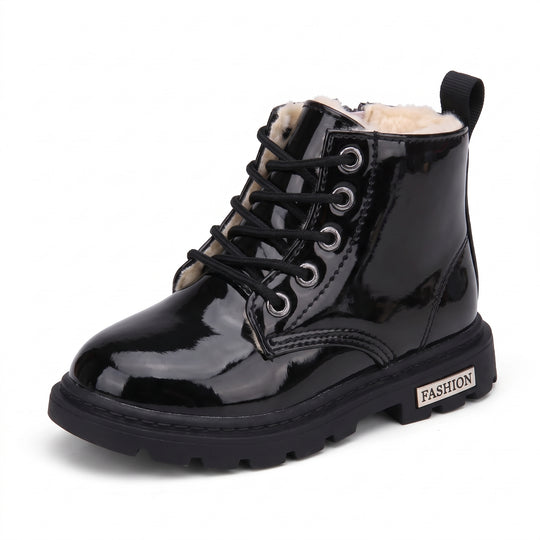 <font dir="auto" style="vertical-align: inherit;"><font dir="auto" style="vertical-align: inherit;">Bottes en coton nouveau style coréen 2019, chaussures d'hiver pour enfants, bébés et garçons</font></font>