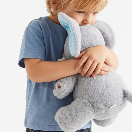 <font dir="auto" style="vertical-align: inherit;"><font dir="auto" style="vertical-align: inherit;">Peluche éléphant qui chante coucou, poupée musicale électrique, aide au sommeil de bébé</font></font>