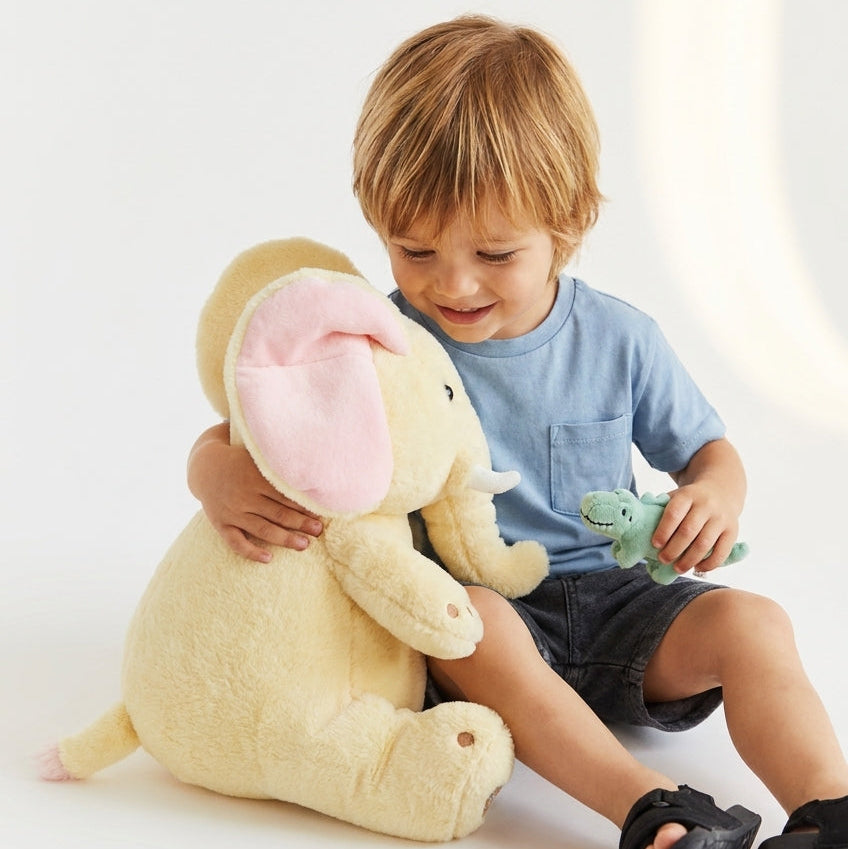 <font dir="auto" style="vertical-align: inherit;"><font dir="auto" style="vertical-align: inherit;">Peluche éléphant qui chante coucou, poupée musicale électrique, aide au sommeil de bébé</font></font>