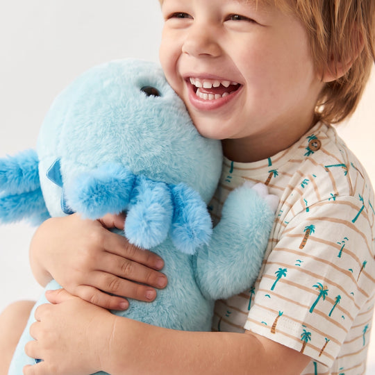 AquaFamily – Axolotl Knuffel met Kleintje