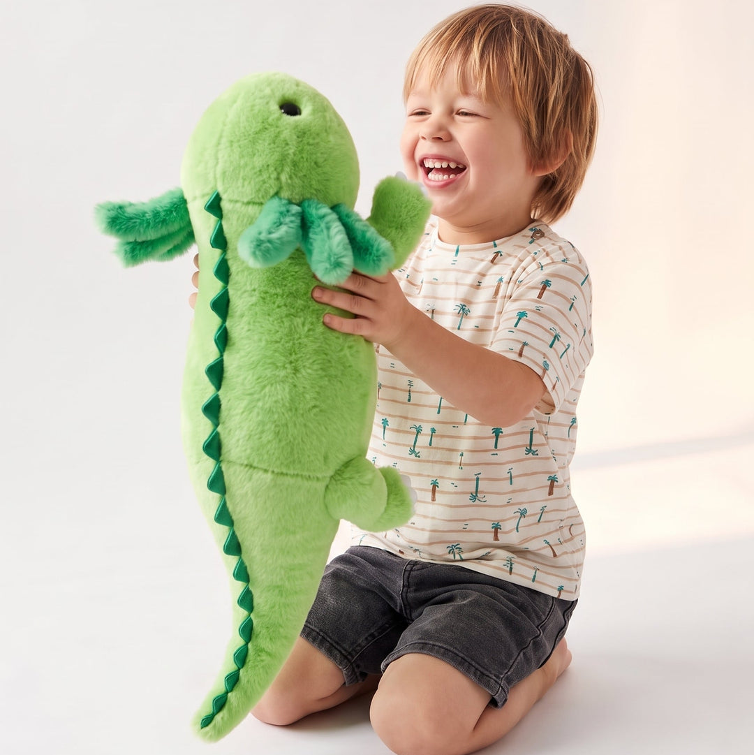 AquaFamily – Axolotl Knuffel met Kleintje