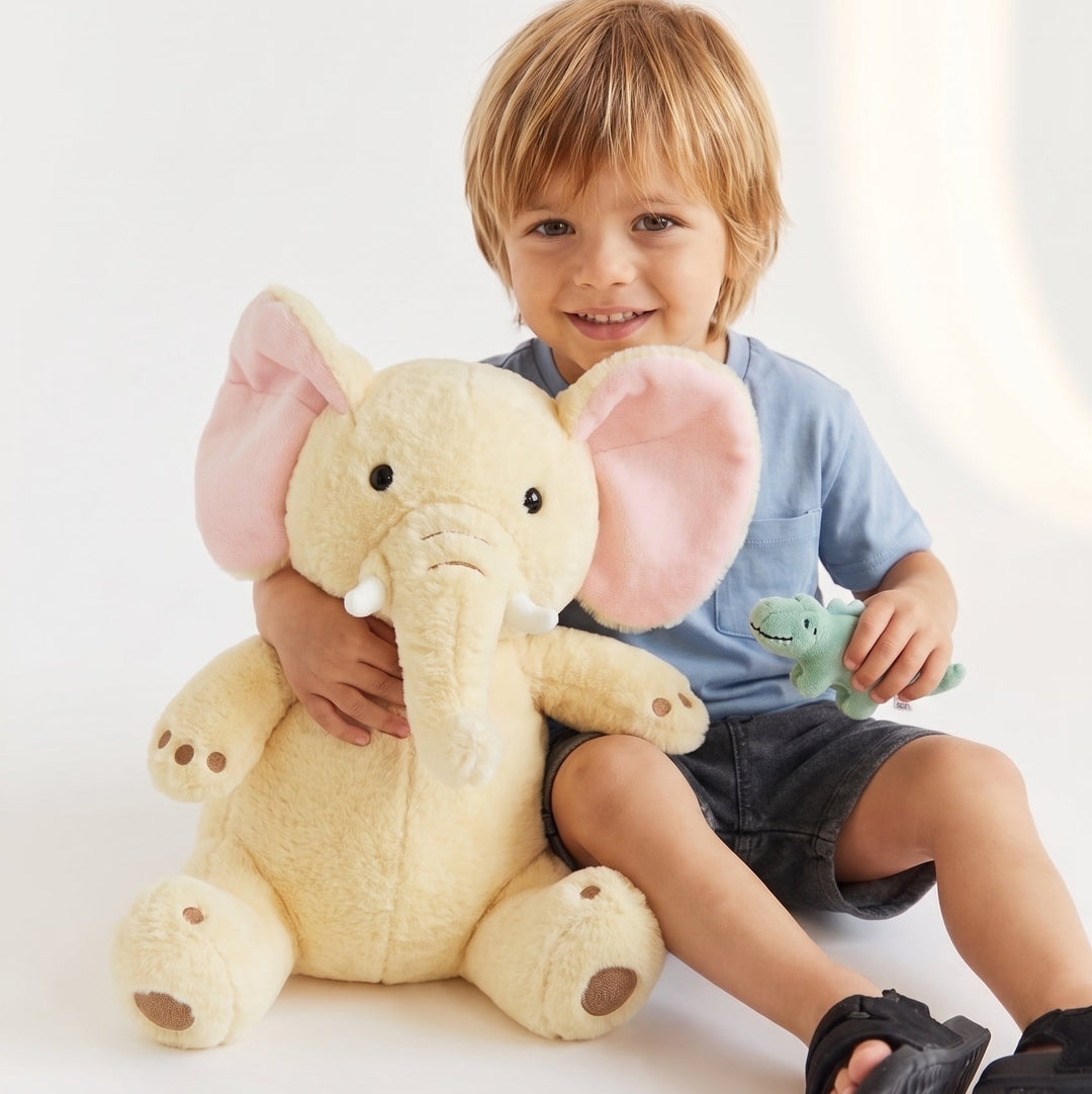 <font dir="auto" style="vertical-align: inherit;"><font dir="auto" style="vertical-align: inherit;">Peluche éléphant qui chante coucou, poupée musicale électrique, aide au sommeil de bébé</font></font>