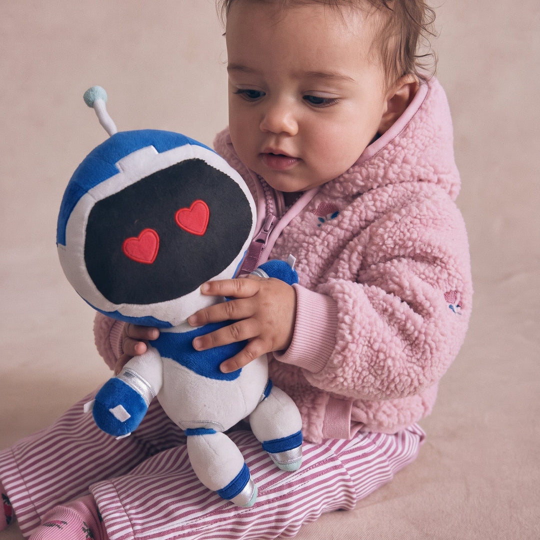<font dir="auto" style="vertical-align: inherit;"><font dir="auto" style="vertical-align: inherit;">Peluche Astro Bot Robot de l'espace Projet de sauvetage Jeu Périphérique Peluche Jouet</font></font>