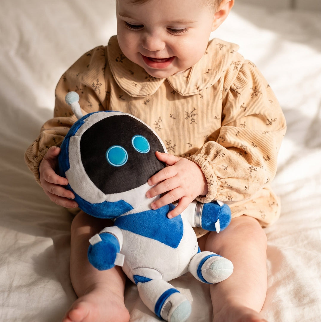 <font dir="auto" style="vertical-align: inherit;"><font dir="auto" style="vertical-align: inherit;">Peluche Astro Bot Robot de l'espace Projet de sauvetage Jeu Périphérique Peluche Jouet</font></font>