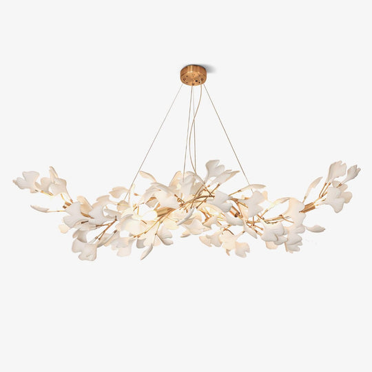 Aveline gouden gingko kroonluchter